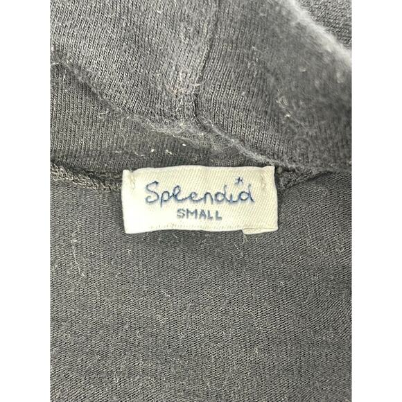 Splendid Black Open Front Cardigan Sweater Women's Size Small - Picture 6 of 6